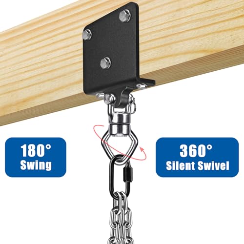 SELEWARE Heavy Duty Punching Bag Hanger and Beam Clamp for Boxing, Muay Thai, MMA - color: E. Beam Mount Punching Bag Hanger with Bearings