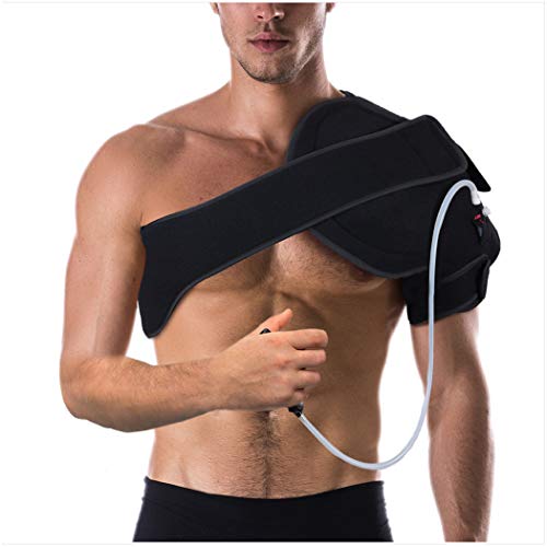 NatraCure Advanced Hot or Cold Therapy Shoulder Ice Pack Wrap, for Shoulder Pain Relief - (Heating Pad for Rotator Cuff Injuries, Surgery, Gym Injuries, Baseball, Pitching) - 16032 - style: Advanced