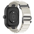 Alpine Loop Nylon Band - Compatible with Apple Watch Ultra 2/Ultra Bands 49mm 45mm 44mm for Men Women, Adjustable with Metal C Hook Strap for iWatch Ultra 2 iWatch Ultra Series 10 46mm SE/9/8/7/6/5 - color: Alpine/Starlight White Black