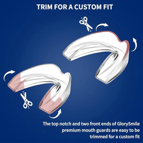 Mouth Guard for Sleeping 8 pcs, Night Guards for Teeth Grinding, Mouthguards for Clenching of Teeth, Dental Bite Guards for Teeth Grinding, Reusable Teeth Grinding Mouth Guard Two Size