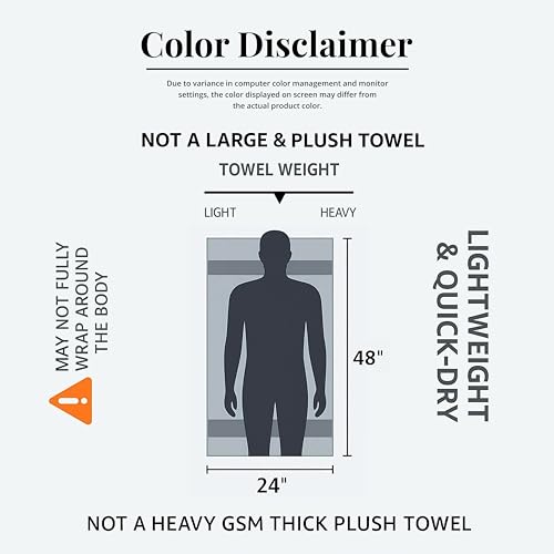 Commercial Bulk Pack of 12 Bath Towels – 100% Cotton Terry 24" x 48" – Ideal for Hotels, Salons, Gyms, Spas & Institutional Use – Black - color: Black, size: 24"x48" - PK 12