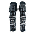 MyLec MK5 Street/DEK Shin Pad, Lightweight & Durable Hockey Accessories, 360° Straps, Hard Front Shells, Breathable Material, Metatarsal Padding Ice Hockey Shin Guards, Foam Rubber - color: Black, size: 11"
