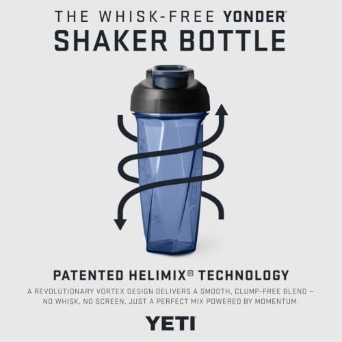 YETI Yonder Helimix Vortex Blender Shaker Bottle Holds up to 27oz | No Blending Ball or Whisk | USA Made | Portable Pre Workout Whey Protein Drink Shaker Cup | Dishwasher Safe, Tropical Pink - color: Tropical Pink, size: 27 Ounces