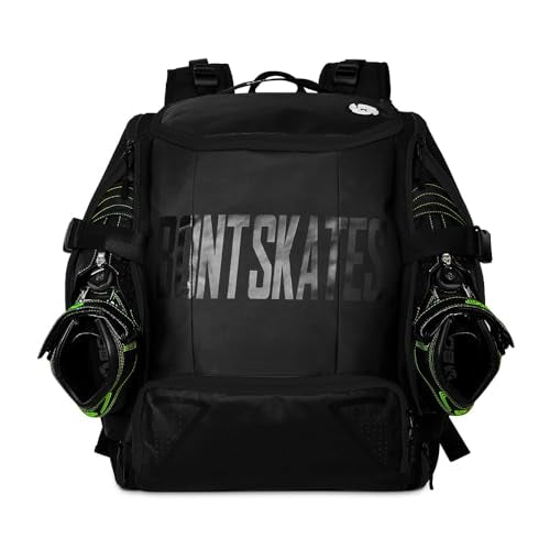 Bont Skates - Multi Sport Skate Backpack Travel Bag - Inline Ice Quad Speed Skating - color: Black