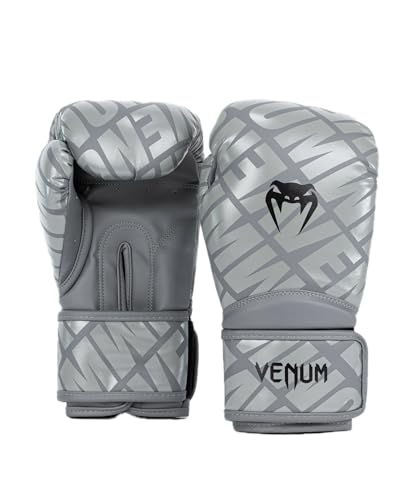 Venum Contender 1.5 Boxing Gloves - color: Grey/Black, size: 16-Ounce