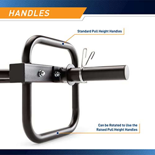 Marcy Olympic Hex Trap Bar Multiple Style Available - color: Black, assembly required