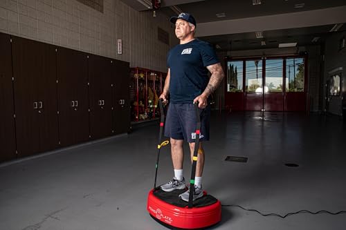 Power Plate Move Vibration Plate Machine - Professional Whole Body Vibration Platform for Home Gym, Weight Loss & Recovery - Compact Design with PrecisionWave Technology, 6 Modes & 300lb Capacity - style: Red MOVE