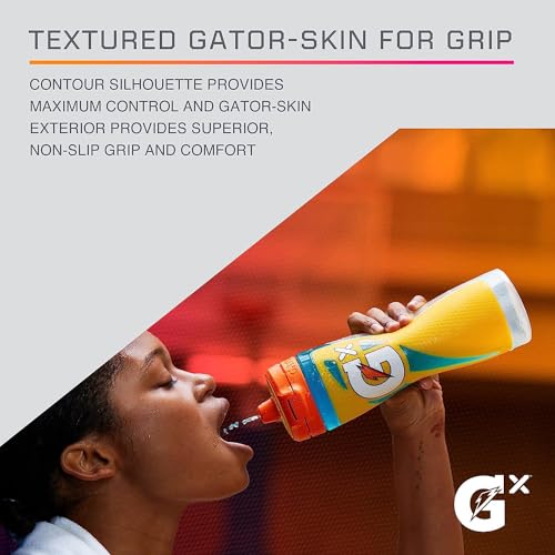 Gatorade Gx NFL Non-Slip Squeeze Bottles, 30 fl oz, Gx Hydration System - color: Los Angeles Rams