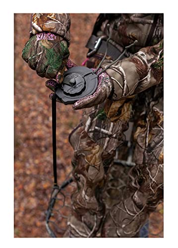 Hawk Compact Slim-Line Design Tangle-Free Speed Retract Hoist Reel for Tree Stand-Based Hunters - One Size