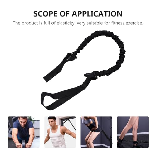 Toddmomy Ab Roller Pull Ropes Abdominal Wheel Pull Ropes Resistance Bands for Core Training Built-in Cloth Cover 4 Pack for Home and Gym Use