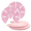 Hot/Cold Breast Gel Ice Packs Breast Cooling/Heat Pads Relief for Breastfeeding, Nursing Pain, Mastitis, Engorgement, Swelling, Plugged Ducts | Boost Milk Let-Down & Production,2 Pack (Pink) - color: Pink