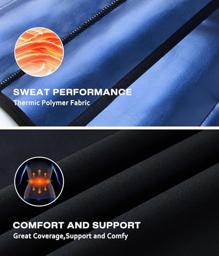 Junlan Waist Trainer for Women Sauna Suit Sweat Vest Trimmer for Working Out - size: XX-Large