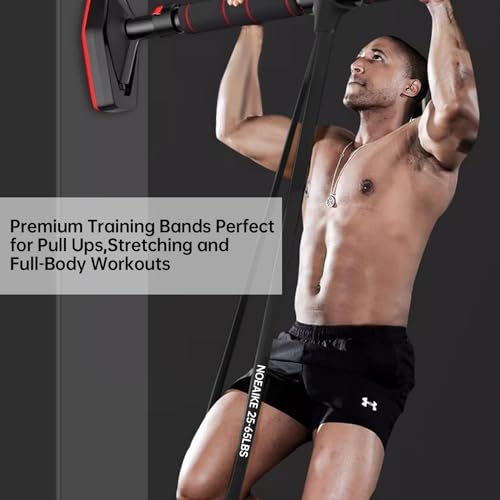 Resistance Bands for Men & Women Home Gym Full-Body Workouts | Skin-Friendly with Consistent Tension, 5 Graded Resistance Levels; Ideal for Yoga,Pilates,Glute Training,Rehab