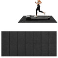 Treadmill Mat 55"x25", WERCHO Foldable Walking Pad Mat for Carpet Hardwood Floors 6mm Heavy-Duty Exercise Equipment Mat for Treadmil Pad,Spin Bike, Elliptical Trainer, Home, Gym - size: 55"L x 25"W x 0.2"Th