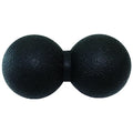 Hard Peanut Massage Ball, Double Lacrosse Massage Ball. Deep Tissue Massage Roller Mobility Ball for Physical Therapy Myofascial Release Muscle Relaxer Acupoint Massage (Black) - color: Black