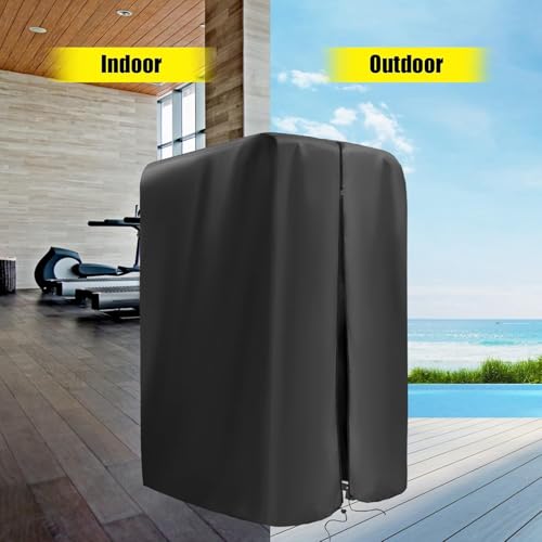 Kingling Pull Up Bar Station Cover for Power Tower Home Strength Training Dip Stands - Waterproof & Dustproof Protective Cover - color: 38"L x 30"Wx 88"H