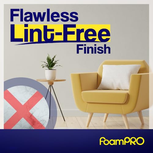 FoamPRO 58 Foam Paint Roller, 9" x 3/8" Honeycomb Foam - Ideal for Applying Texture Paints On Walls and Anti-Slip Coatings to Floors Compatible with All Paints - for Uniform, Professional Finish - size: 9" x 3/8", style: Textured Finish