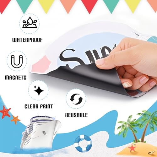 RiVolTa Cruise Door Magnets Decorations - 16 PCs Mouse Pirate Captain Ship Cabin Stateroom Sea Navigation Accessories Anchor Funny Magnetic Stickers with Pens for Party Carnival Holiday Whiteboard Car - style: Pirate