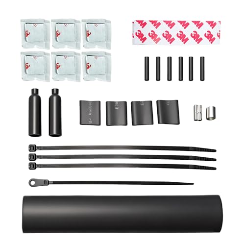 Roof Gutter De-Icing Self Regulating Heat Cable Splice & Tee Kit | Freeze Protection, Connecting Branching Application (1 extra End Seal Kit included) - style: Splice and Tee Connection Kit