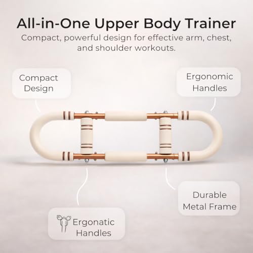 Adjustable Arm Twister 10-30lbs – Chest Expander for Ladies Home Workout – Upper Body Strength Trainer for Arms & Chest – Portable Fitness Equipment for Women