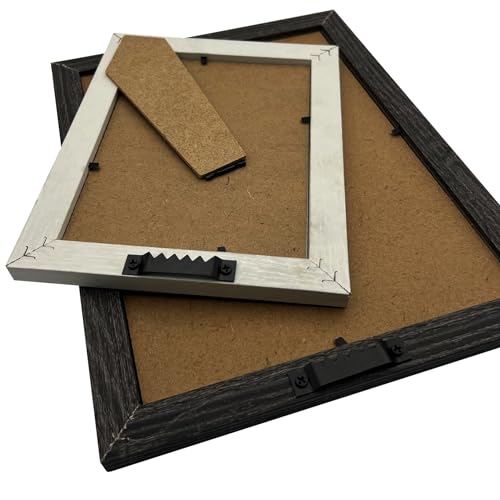 30 Pack Large Heavy Sawtooth Picture Hangers Steel Picture Hangers with Screws Picture Hang Solutions, for Hanging Clock Paintings Artwork Picture Frame Hook Photos (Black，Supports 50 lbs) - color: Large Black - 30 Pack