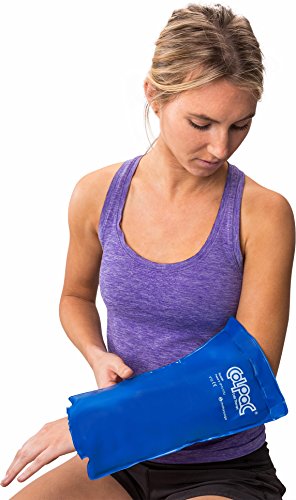 Chattanooga ColPac - Reusable Gel Ice Pack - Half Size - 7.5 in x 11 in (19 cm x 28 cm) - Cold Therapy - Knee, Arm, Elbow, Shoulder, Back - Aches, Swelling, Bruises, Sprains, Inflammation - size: 7.5x11 Inch (Pack of 1)