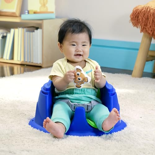 Bright Starts Disney Baby Finding Nemo SuperSeat, Fun Baby Seat for Sitting Up, Playtime, and Meals, Ages 4 Months to 4 Years, Blue - color: Finding Nemo