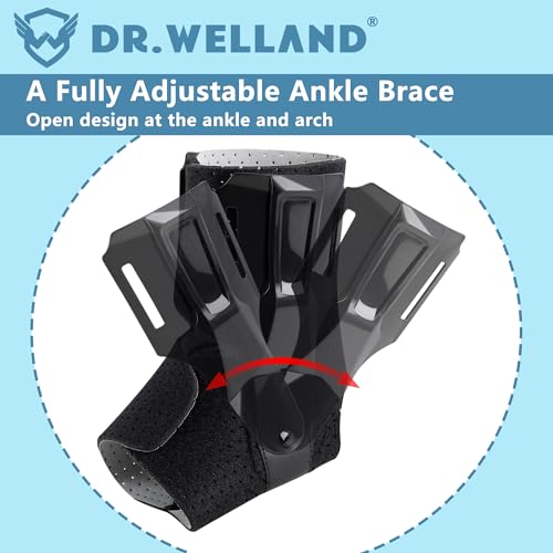 Ankle Brace with Side Stabilizers -Adjustable Ankle Support for Sprains, Sports Injuries, Plantar Fasciitis, Injury Recovery, Ankle Support for Running, Basketball, Volleyball (X-Large) - size: X-Large