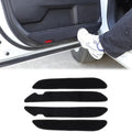 Car Door Anti Kick Pads Compatible with Toyota Tundra CrewMax 2022-2026, 4PCS Inner Front Rear Doors Panel Kick Guards Protector Cover Velour Mat from Scratches,Footprints,Dirty Collision Accessories