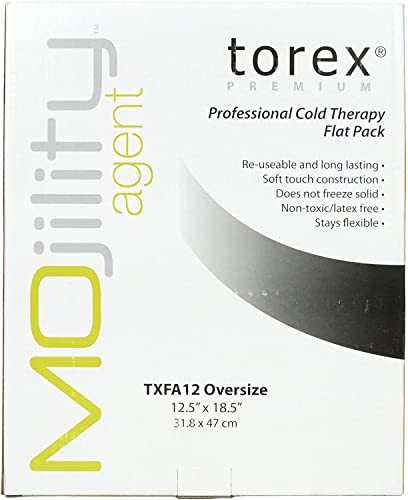 Torex Mojility Oversized Reusable Gel Ice Packs - 12.5' x 18.5' for Back Injuries