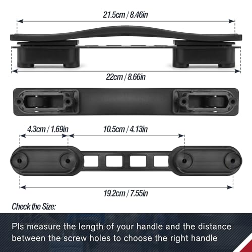Zoofen Replacement Luggage Suitcase Handle Carry Strap Luggage Grip Luggage Replacement Handle Pulls（B110） - size: B110