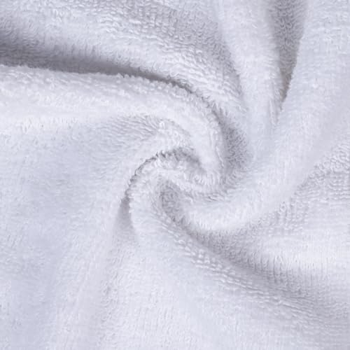 Utopia Towels 12 Pack Premium Wash Cloths Set, 12 by 12 Inches, 100% Cotton Ring Spun, Highly Absorbent and Soft Feel Essential Washcloths for Bathroom, Spa, Gym, and Face, White - color: White, size: 12 Wash Cloths