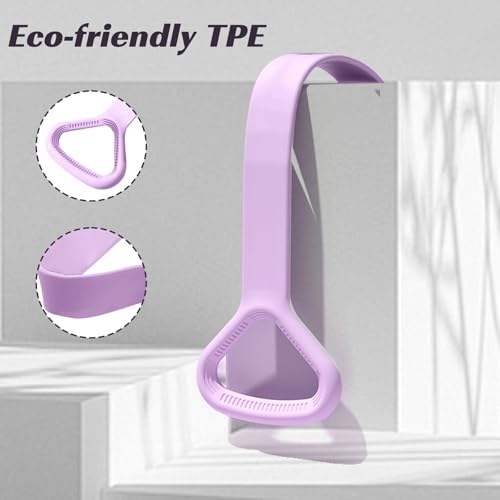 Resistance Bands, Figure 8 Fitness Resistance Bands with Handles, arm Bands for Workout - color: Purple