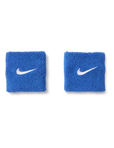 Nike Unisex Adult Swoosh Classic Wristband 2 Pack - color: Game royal/white