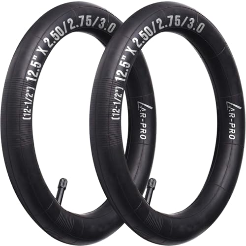 12.5 x 2.5/2.75/3.0 Scooters Replacement Tubes Inner Tube with TR13 Stem for Razor Pocket Mod (Bella, Betty, Bistro, Daisy, Hannah, Sweet Pea), Currie, and Schwinn GT - size: 12.5x2.5/2.75/3.0" (TR13) without Levers