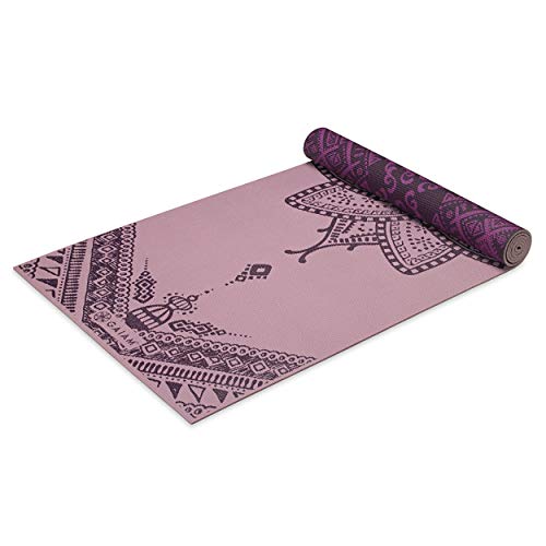 Gaiam Yoga Mat - Premium Print Reversible Extra Thick Non Slip Exercise & Fitness Mat for All Types of Yoga, Pilates & Floor Workouts - color: Inner Peace Lotus