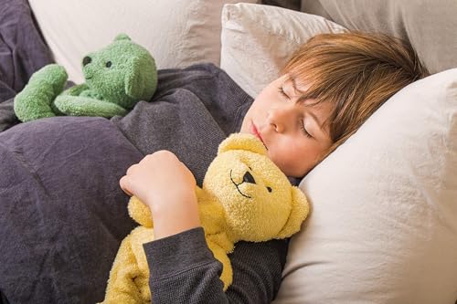 Thermal-Aid® (Honey The Yellow Bear) – Washable Heating Pad & Ice Pack – Plush Hot/Cold Pack with Natural Corn Filling – Reusable Comfort - size: Zoo Yellow Bear