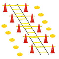 Hurdle Ladder Triangle Marker Cone Pad Disk Hurdle Multifunctional Set