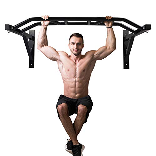Wall Mount Pull Up Bar Wall Mounted Body Press Pull Up Bar Gym Chin-Up for Upper Body Workout - color: Type B