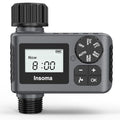 Outdoor Garden Hose Faucet Timers, Programmable Water Sprinkler Timer with Rain Delay/Manual/Automatic Drip Irrigation and Lawn Watering System for Yard, 1 Outlet - size: 1 Zone-Plastic