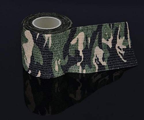 Sensi Wrap Grip Cover Sports Self Bandage Rolls 2-inch x 5-Yards 24pcs (Jungle Camo) - color: Camo