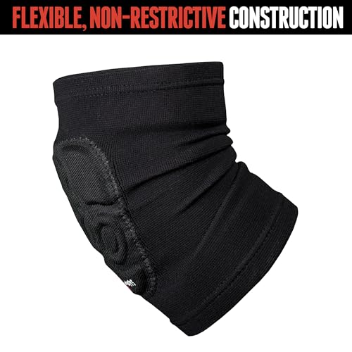 Triple Eight Covert Elbow Pads – Ideal for Roller Skating, Biking, BMX, and Skateboarding - color: Black, size: X-Large