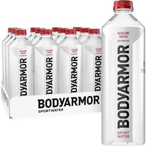 BODYARMOR SportWater Alkaline Water, Superior Hydration, High Alkaline Water pH 9+, Electrolytes, Perfect for your Active Lifestyle, 1.5 Liter (Pack of 12) - size: 50.7 Fl Oz (Pack of 12)