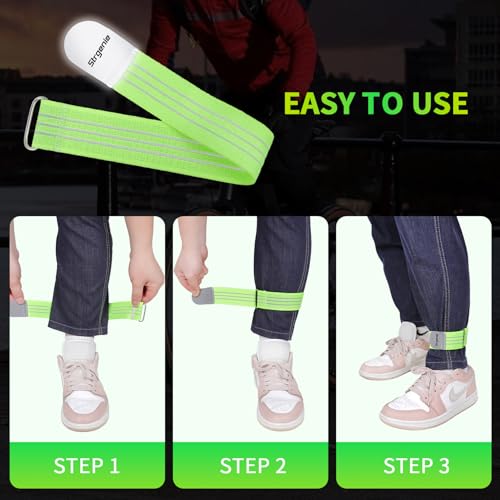 Cowboy Boot Straps, Adjustable Elastic Pant Leg Straps for Biking, Fishing, Hiking, Wading etc. - color: Green-2pcs