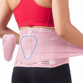 Sparthos Back Brace for Women & Men, Sciatica, Lower Back Pain - Pink-SM - color: Flamingo Pink, size: Small (Pack of 1)