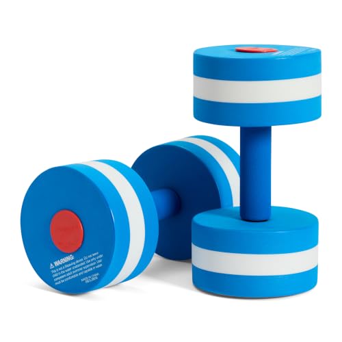 Speedo Unisex Swim Aqua Fitness Barbell - color: Blue/Red, size: One Size
