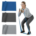 THERABAND Resistance Bands Set, Elastic Bands for Exercise & Physical Therapy, Strength Training for Upper & Lower Body Fitness - size: Advanced Set – 3 Pack, style: Non-Latex