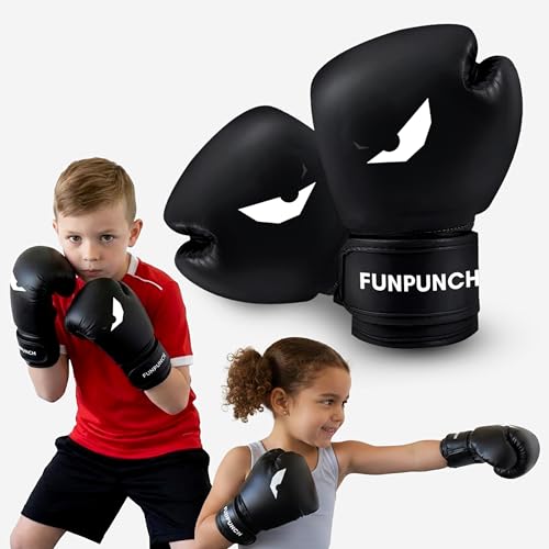 Bundle - Desktop Punching Bag and Boxing Gloves for Kids - Great Kids Boxing Set