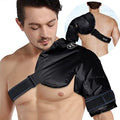 REVIX XL Shoulder Ice Pack Rotator Cuff Cold Therapy, Reusable Gel Ice Pack Shoulder Wraps for Discomfort and Recovery, Promoting Flexibility and Mobility, Long-Lasting Compression, Black - size: XL, style: Black