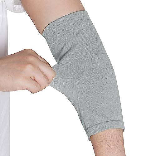 HOVEOX 3 Pairs Tattoo Cover Up Sleeve Forearm Tattoo Cover Tattoo Cover Up Compression Sleeves Arm Sleeves for Women Men - color: Black, Grey, White